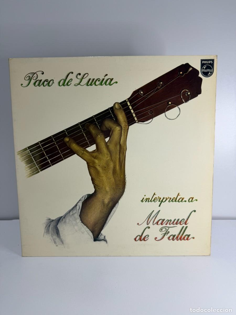 Discos de vinilo: PACO DE LUCIA (LP) INTERPRETA A MANUEL DE FALLA A&Ntilde;O &ndash; 1978 &ndash; PORTADA ABIERTA