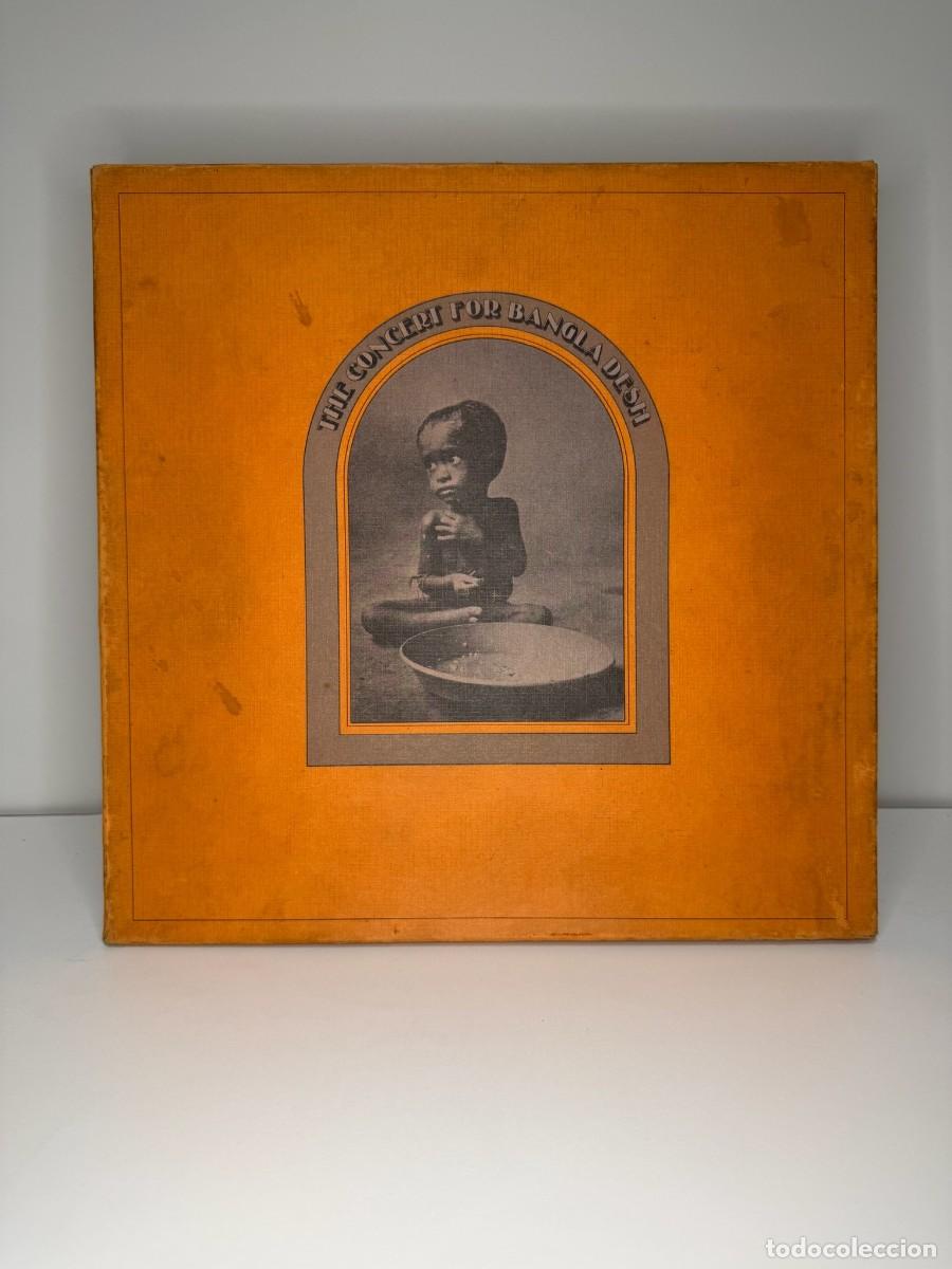 Discos de vinilo: GEORGE HARRISON (CAJA 3 LPs) THE CONCERT FOR BANGLADESH - A&Ntilde;O 1971