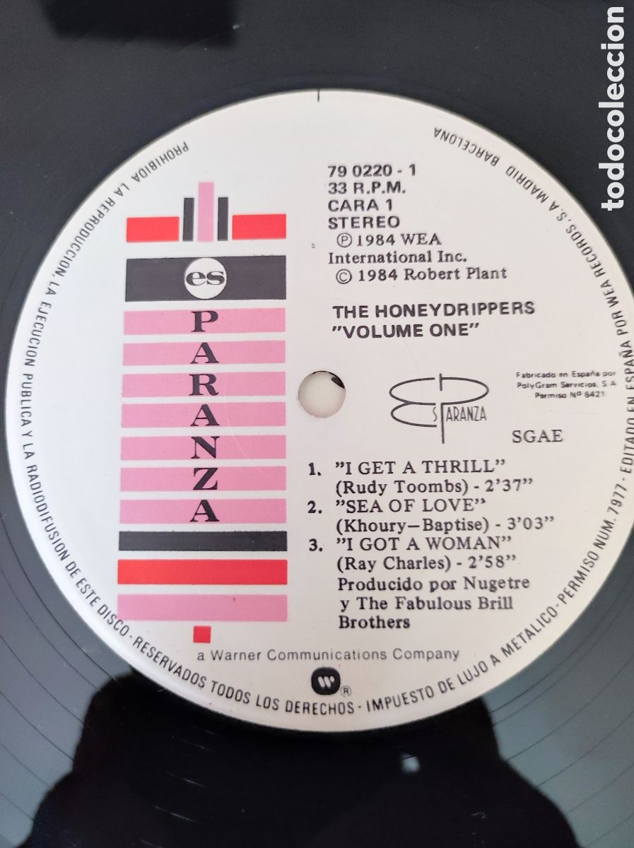 Discos de vinilo: THE HONEYDRIPPERS - VOLUME ONE - Foto 3
