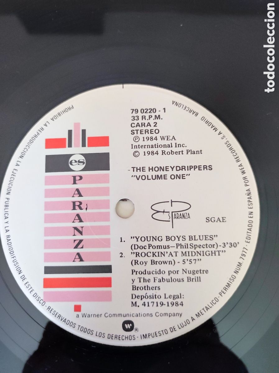 Discos de vinilo: THE HONEYDRIPPERS - VOLUME ONE - Foto 4