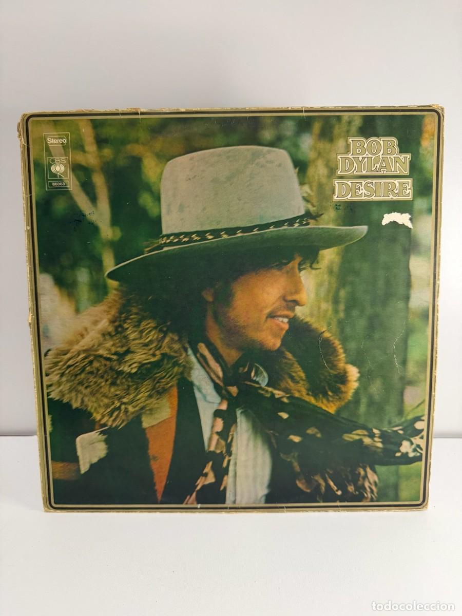 Discos de vinilo: BOB DYLAN (LP) DESIRE - A&Ntilde;O 1975 - EDICION UK - ENCARTE + HOJA CON LETRAS