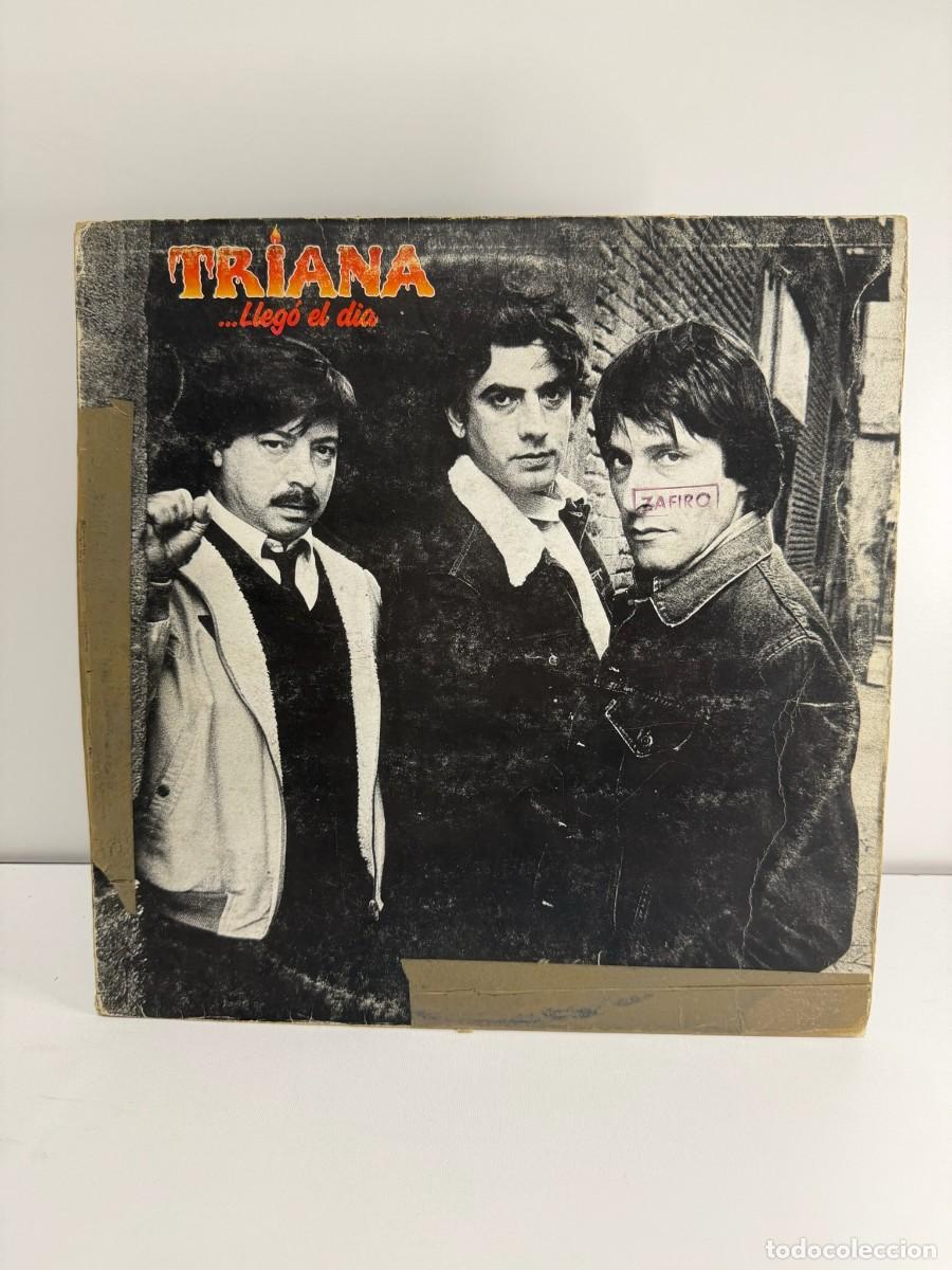 Discos de vinilo: TRIANA (LP) LLEGO EL DIA - A&Ntilde;O 1983 - HOJA CON LETRAS