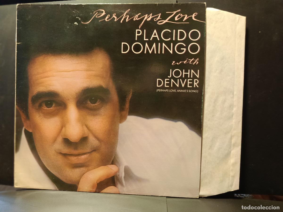 Discos de vinilo: PLACIDO DOMINGO JON DENVER WITH PERSHAPS LOVE LP ESPA&Ntilde;A 1981 PDELUXE