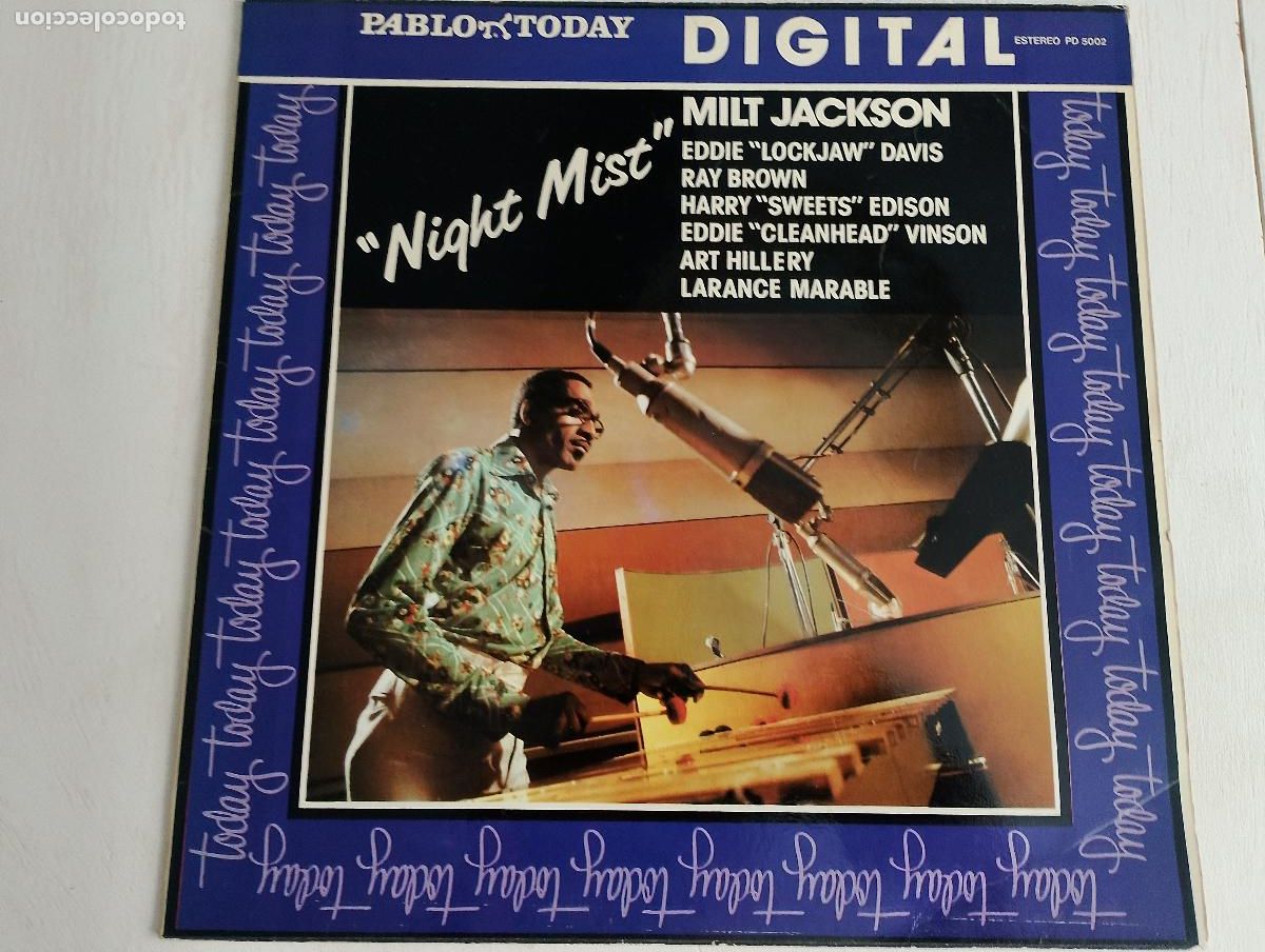 Discos de vinilo: Milt Jackson &ndash; Night Mist, 1981,Jazz - Foto 3