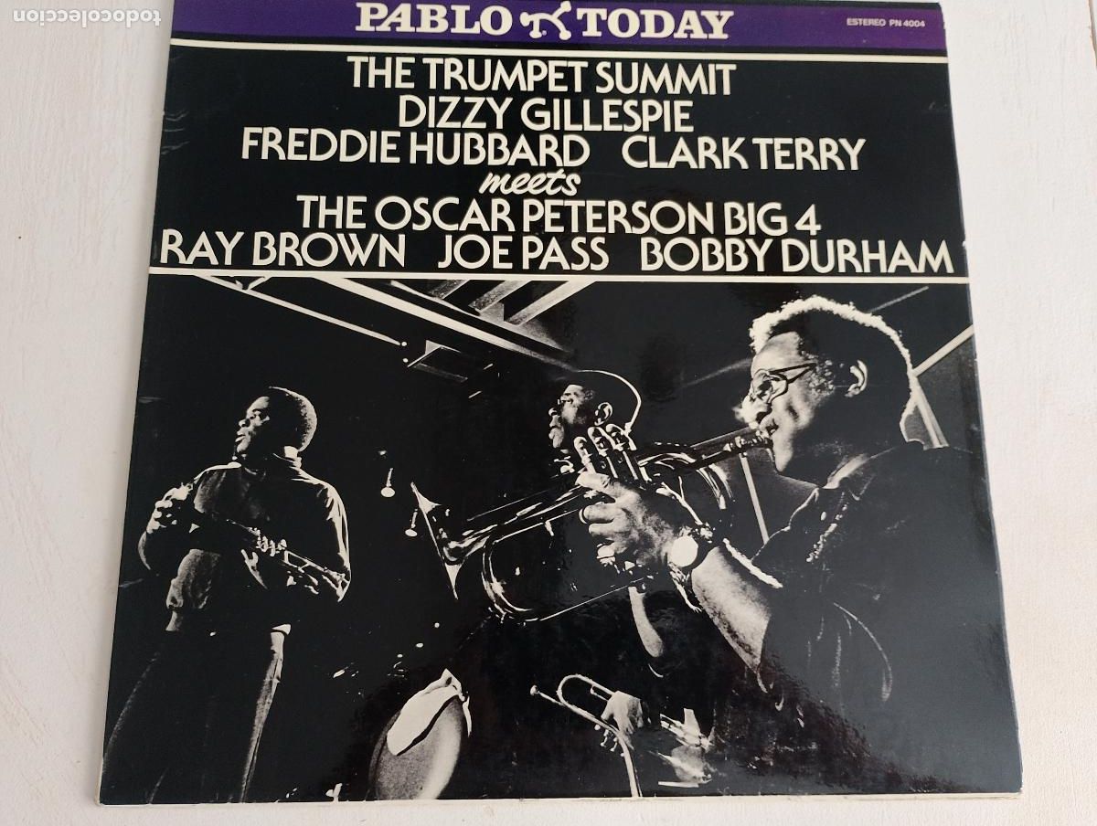 Discos de vinilo: Dizzy Gillespie, Freddie Hubbard, Clark Terry Meets The Oscar Peterson Big 4 &ndash; The Trumpet Summit Me