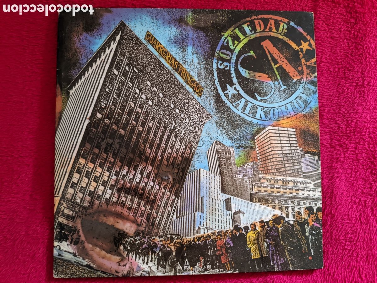Discos de vinilo: // reservado Soziedad Alkoholika &ndash; Feliz Falsedad - Overdrive 1991,EP Edici&oacute;n limitada, gatefold