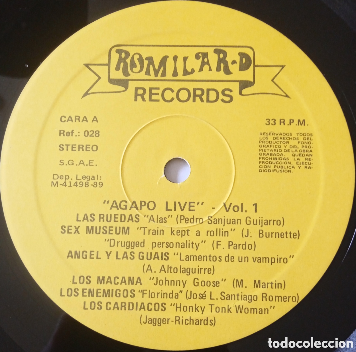 Discos de vinilo: Disco de vinilo Agapo Live - Foto 5