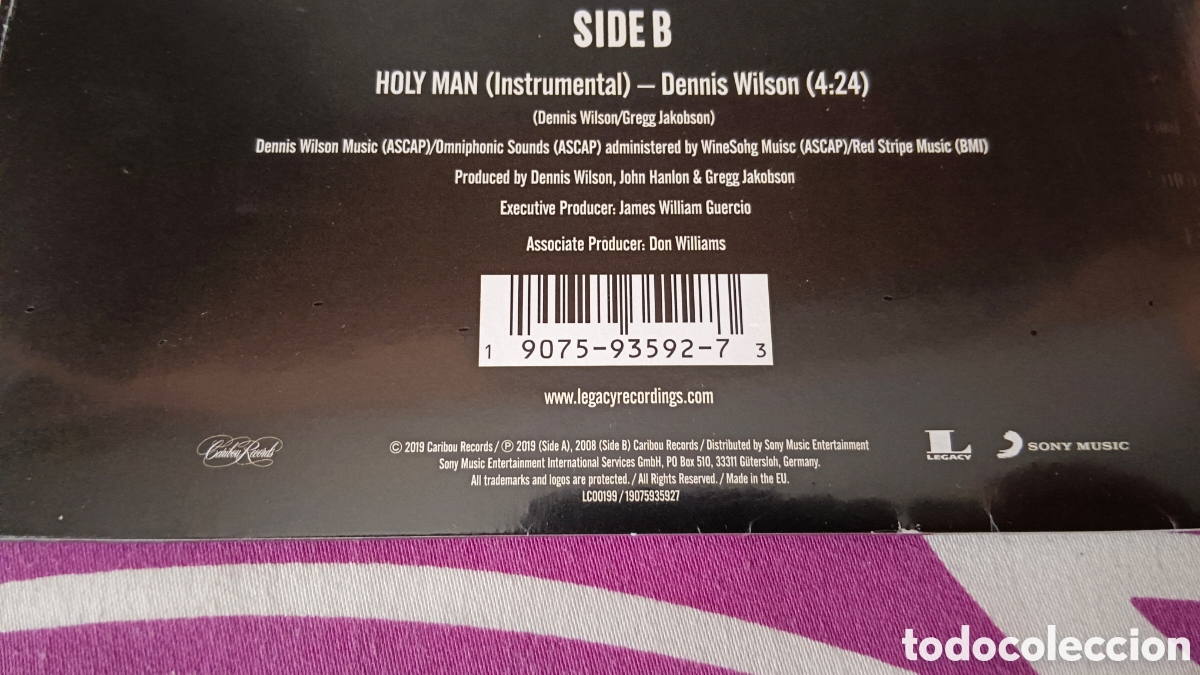 Discos de vinilo: Brian May & Roger Taylor &ndash; Holy Man 7&rdquo; Single Edici&oacute;n Limitada - Foto 3
