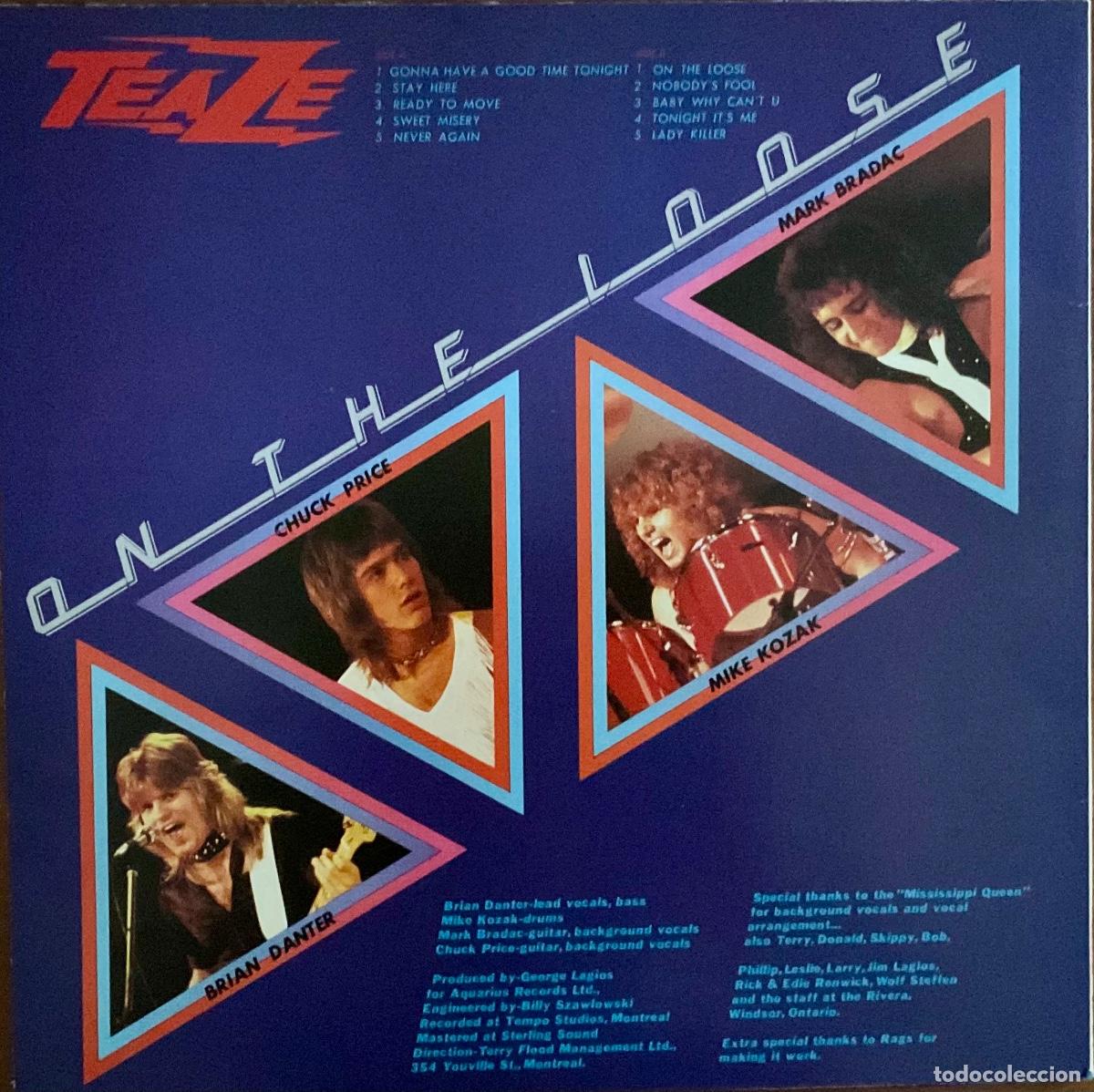 Discos de vinilo: TEAZE - ON THE LOOSE, Hard Rock - Foto 2