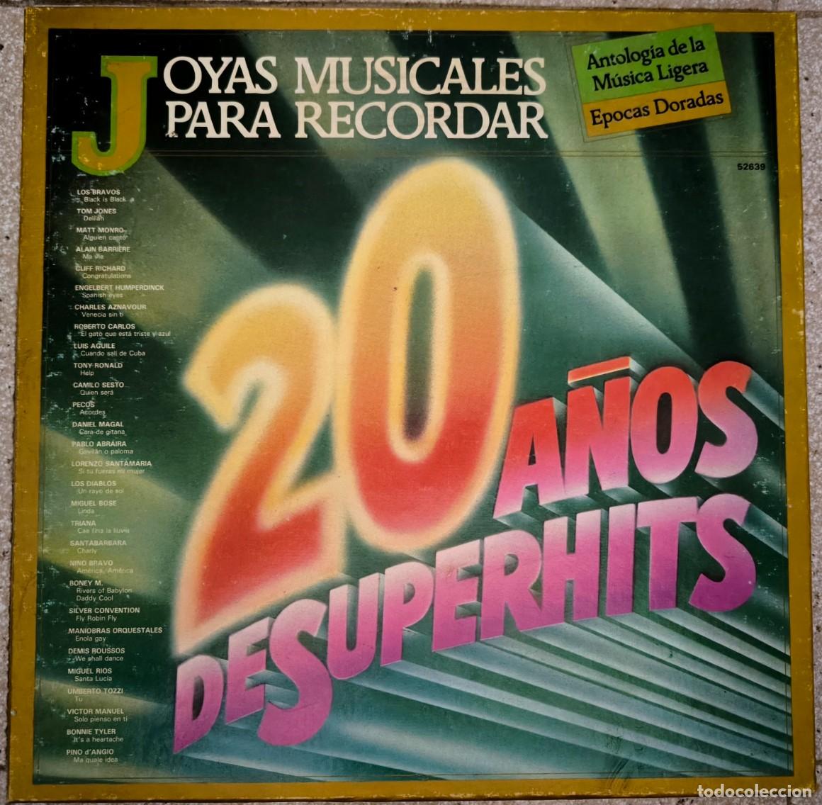 Discos de vinilo: 20 A&ntilde;os de Superhits (3xLP)