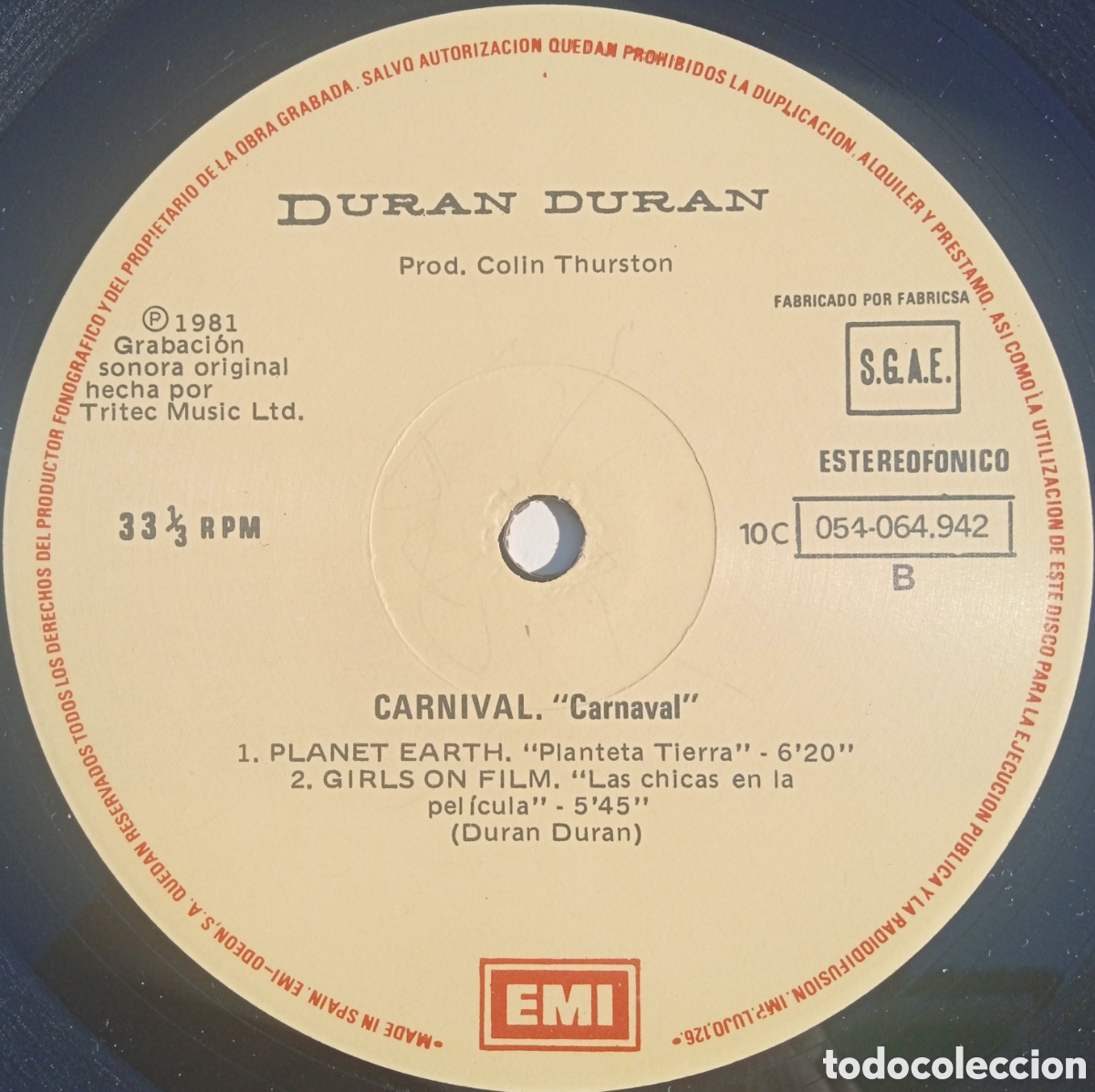 Discos de vinilo: Disco de vinilo Duran Duran (Mini LP) - Foto 4