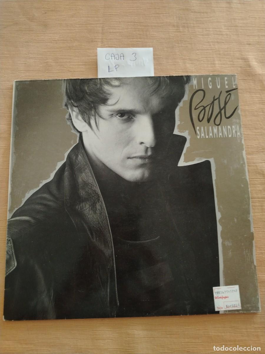 Discos de vinilo: Disco Vinilo LP Miguel Bose, salamandra