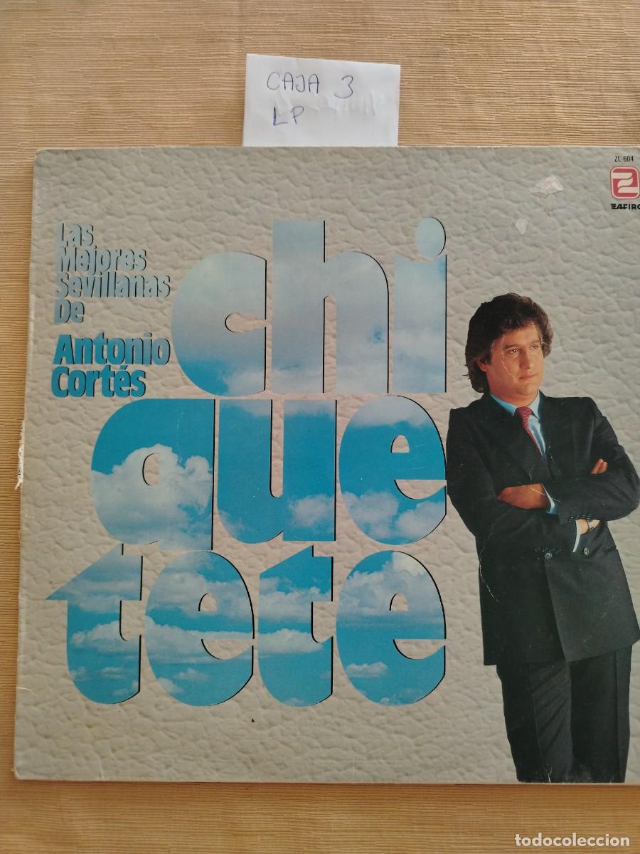 Discos de vinilo: Disco Vinilo LP chiquetete, Antonio cortes, sevillanas
