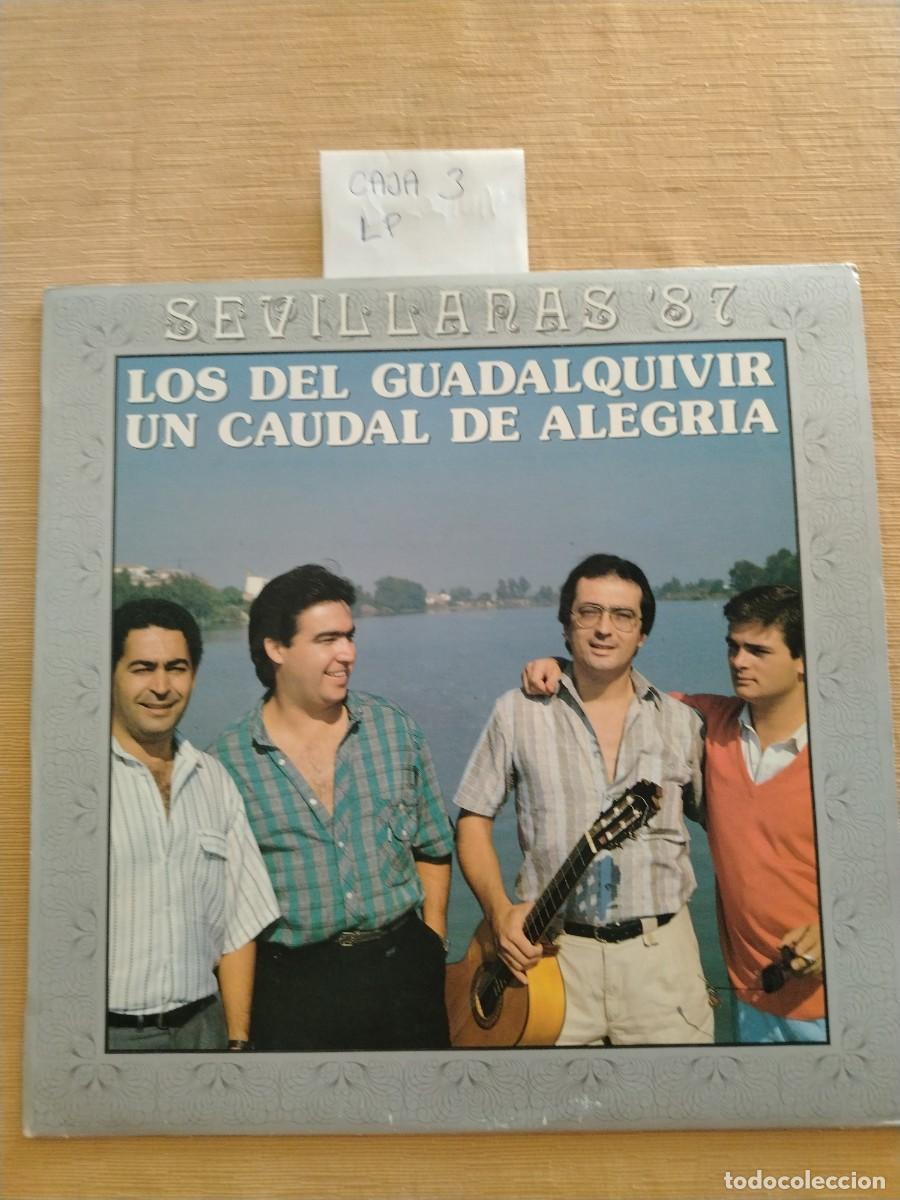 Discos de vinilo: Disco Vinilo LP los del guadalquivir, un caudal de alegr&iacute;a