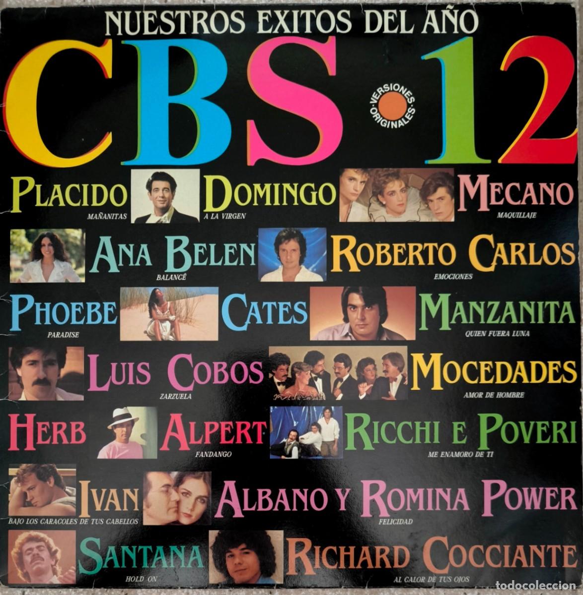 Discos de vinilo: CBS 12: Nuestros &Eacute;xitos del A&ntilde;o