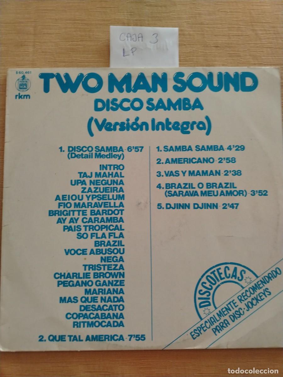 Discos de vinilo: Disco Vinilo LP, two man sound, disco samba, americano, brazil