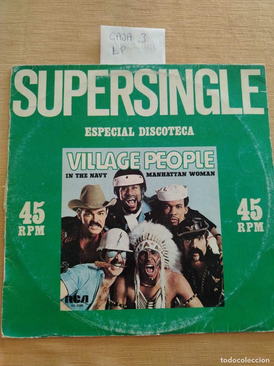 Discos de vinilo: Disco Vinilo LP supersingle especial discoteca, village people