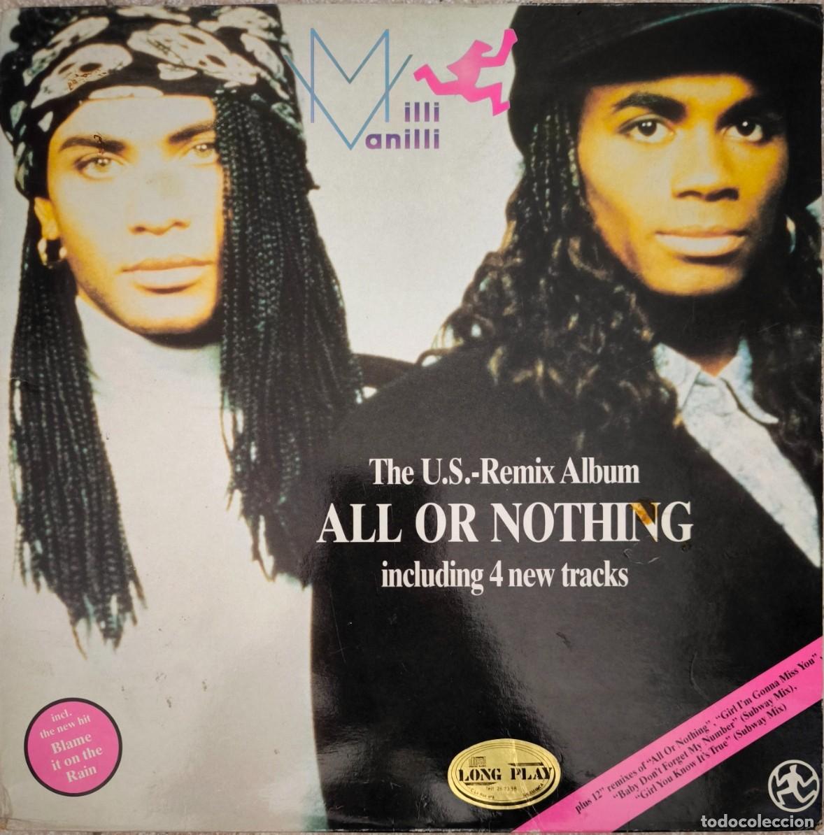 Discos de vinilo: Milli Vanilli: All or Nothing (The U.S. Remix Album)