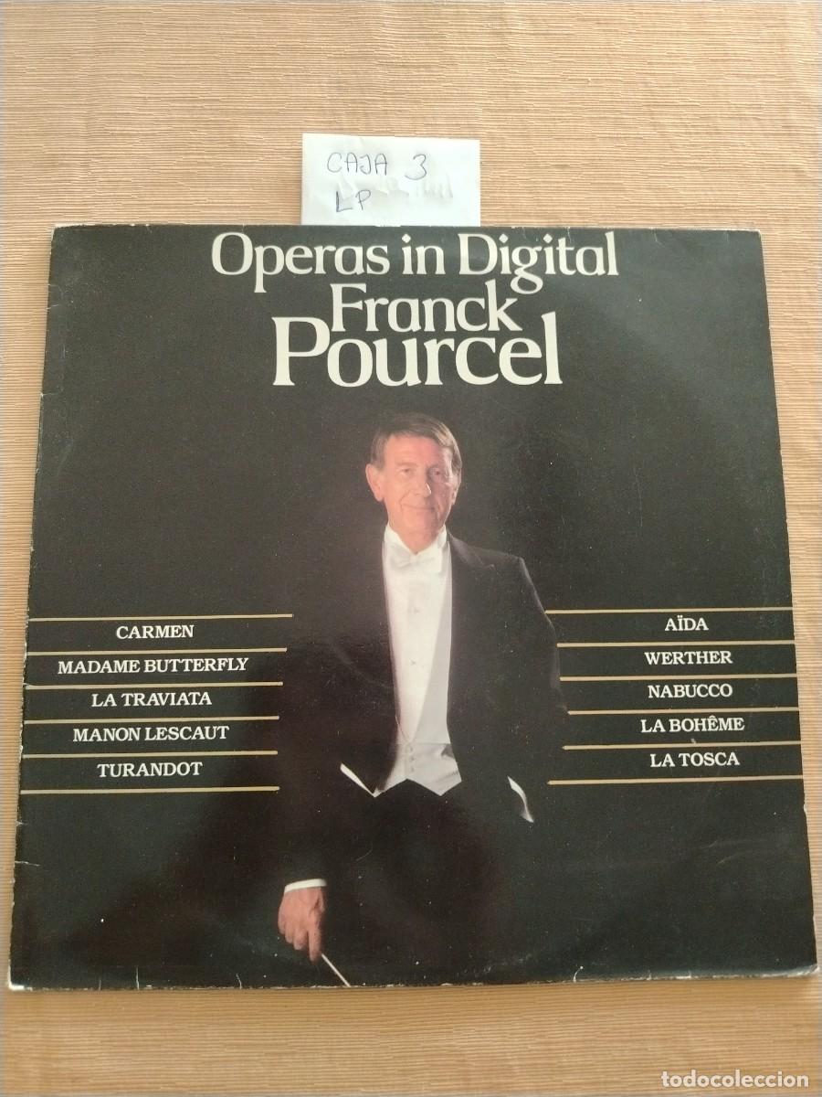 Discos de vinilo: Disco Vinilo LP Franck pourcel, operas Carmen, la traviata