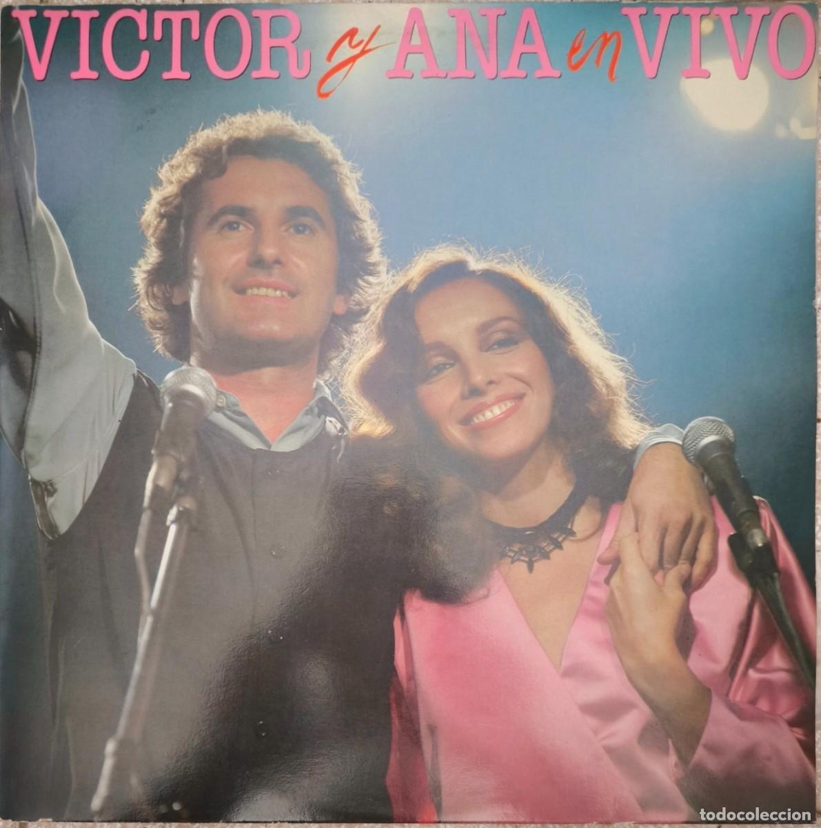 Discos de vinilo: V&iacute;ctor y Ana en Vivo