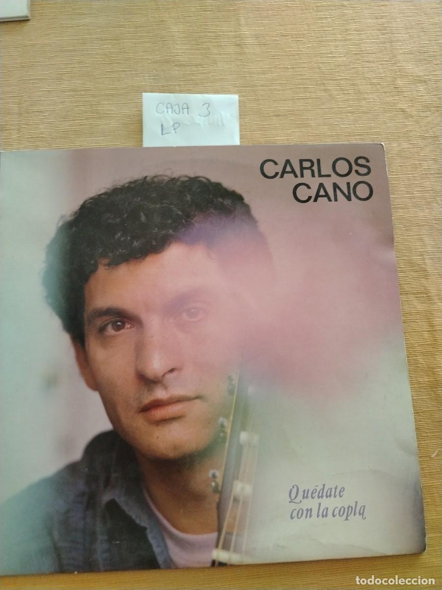 Discos de vinilo: Disco Vinilo LP Carlos cano, quedate con la copla