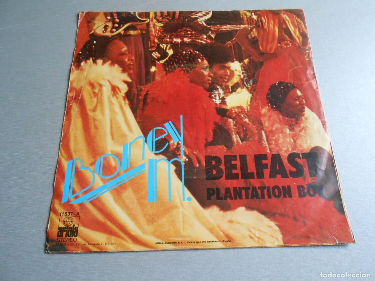 Discos de vinilo: BONEY M., SG, BELFAST + 1, A&Ntilde;O 1977, ARIOLA 11.537
