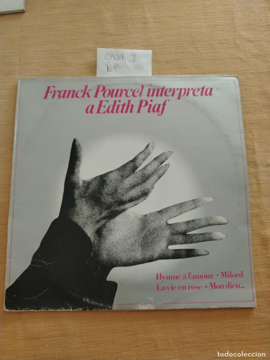 Discos de vinilo: Disco Vinilo LP Franck pourcel interpreta a Edith piaf