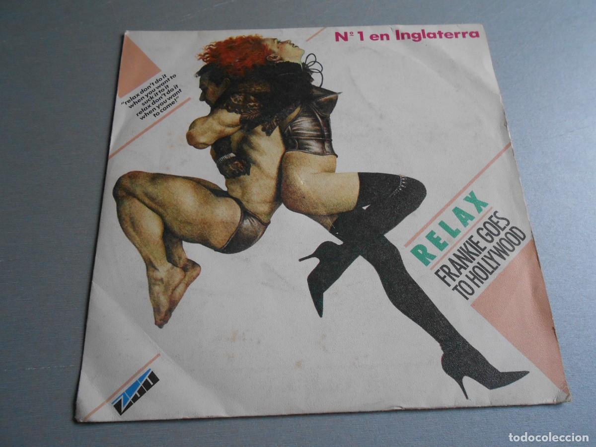 Dischi in vinile: FRANKIE GOES TO HOLLYWOOD, SG, RELAX + 1, A&Ntilde;O 1983, ARIOLA A-106.104