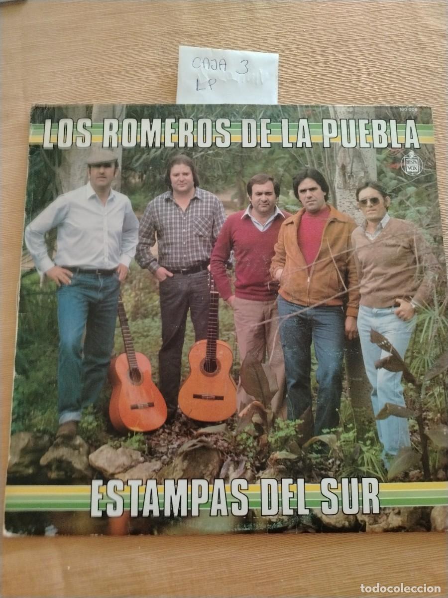 Discos de vinilo: Disco Vinilo LP los romeros de la puebla, estampas del sur