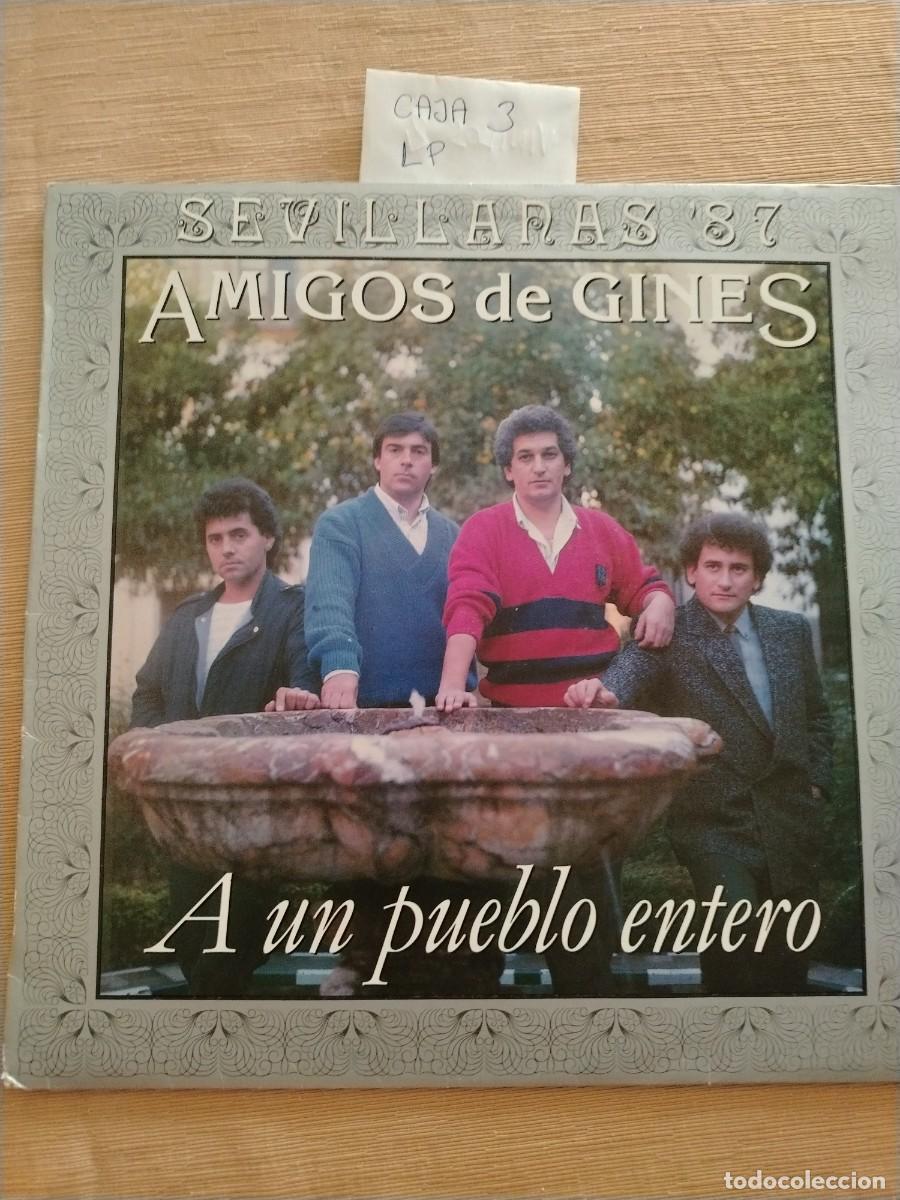 Discos de vinilo: Disco Vinilo LP amigos de gines, a un pueblo entero