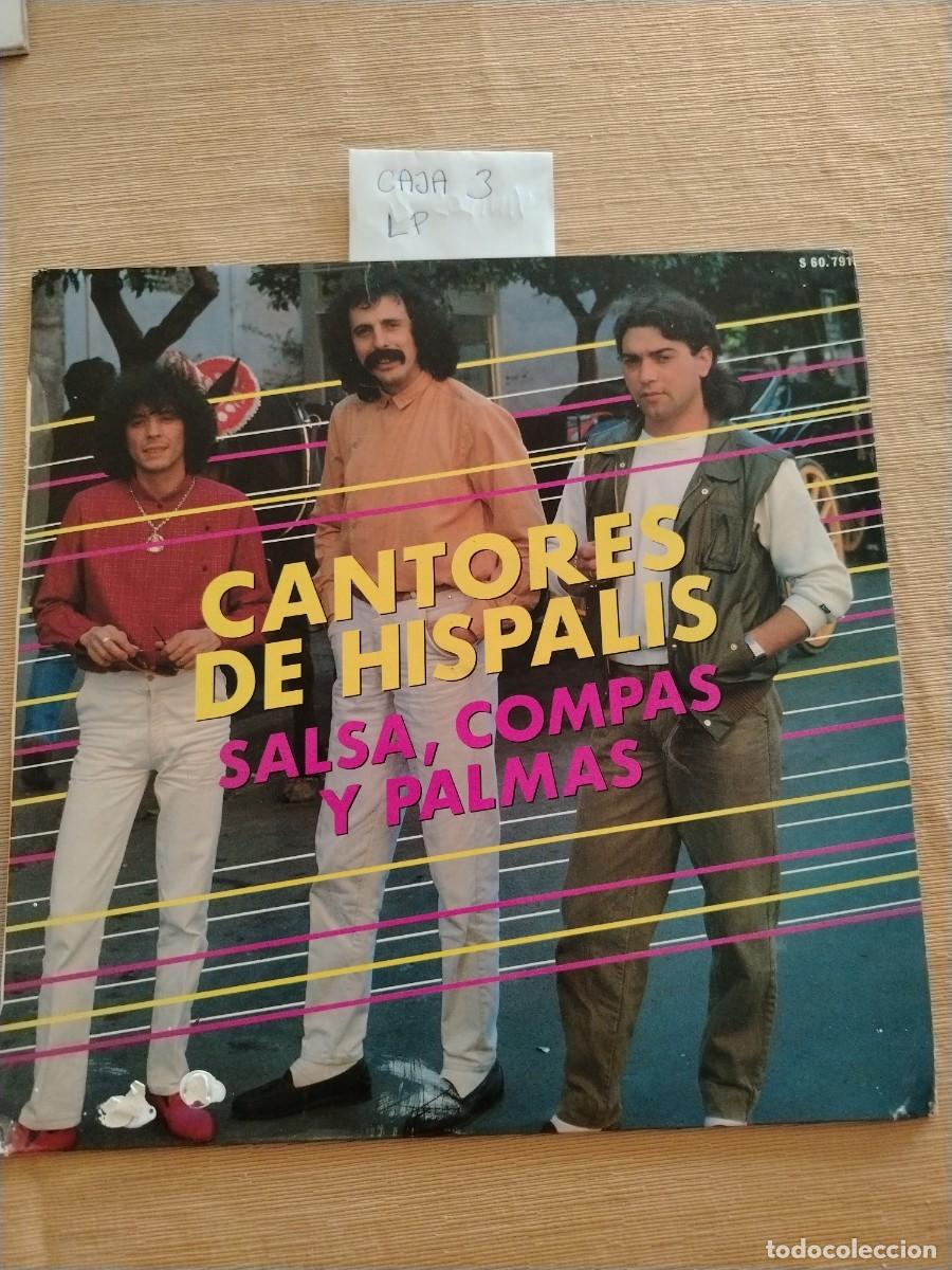 Discos de vinilo: Disco Vinilo LP cantores de hispalis, salsa comp&aacute;s y palmas
