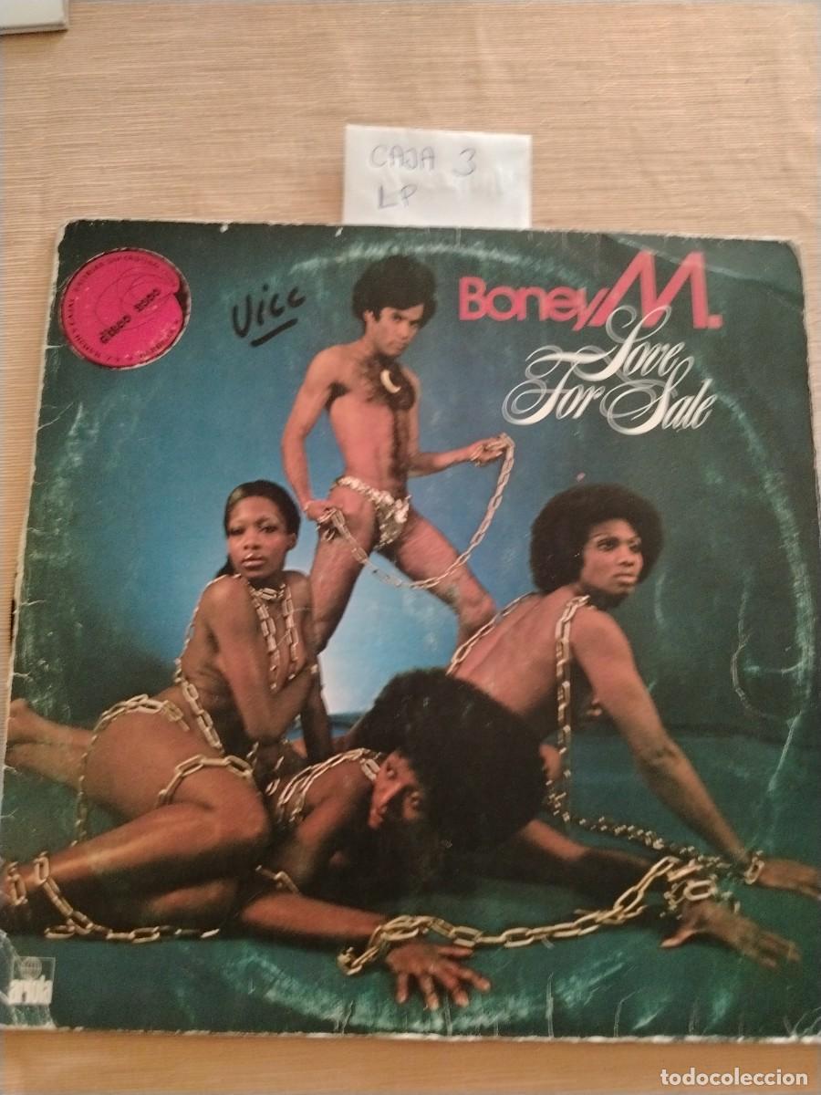 Discos de vinilo: Disco Vinilo LP boney M, love for sale