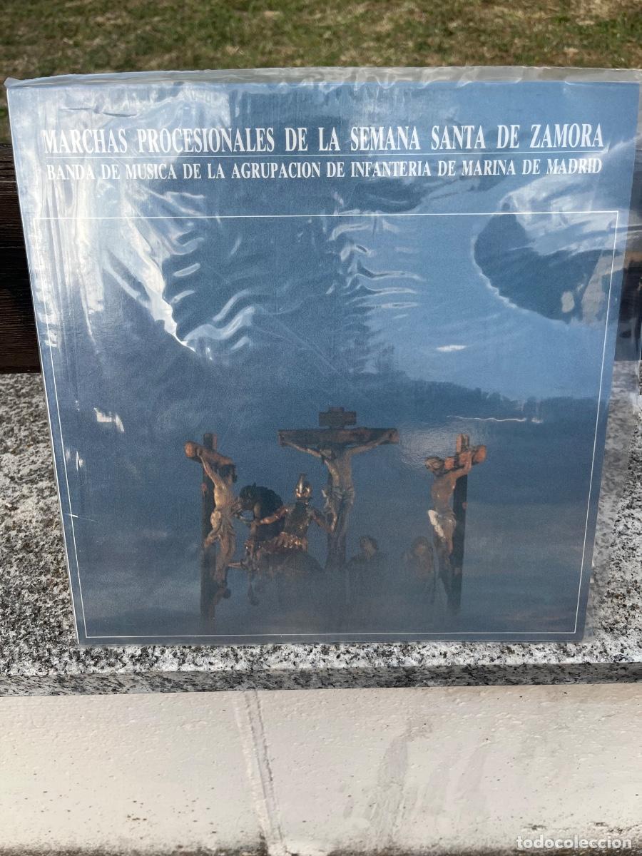 Discos de vinilo: Zamora, Semana Santa, disco marchas procesionales, 1990