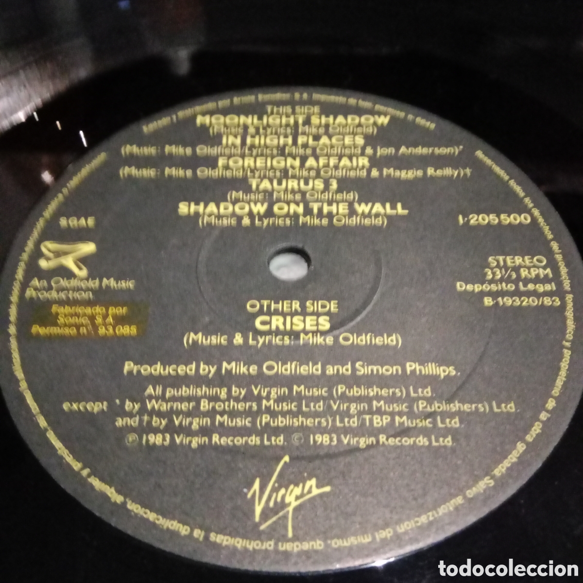Discos de vinilo: MIKE OLDFIELD - CRISES - LP - Foto 4
