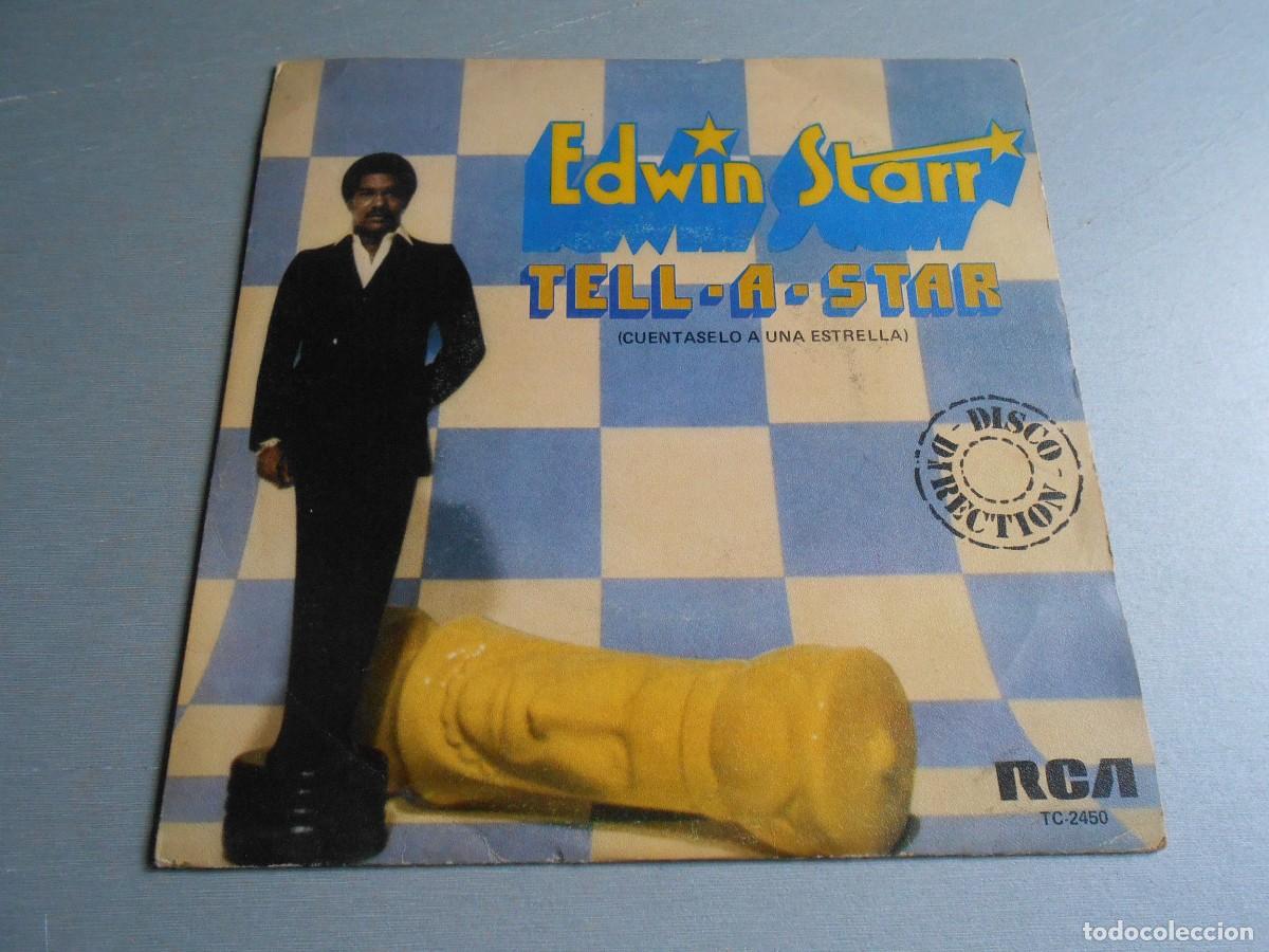 Discos de vinilo: EDWIN STARR, SG, TELL-A-STAR + 1, A&Ntilde;O 1980, 20 TH. CENTURY FOX RECORDS TC-2450