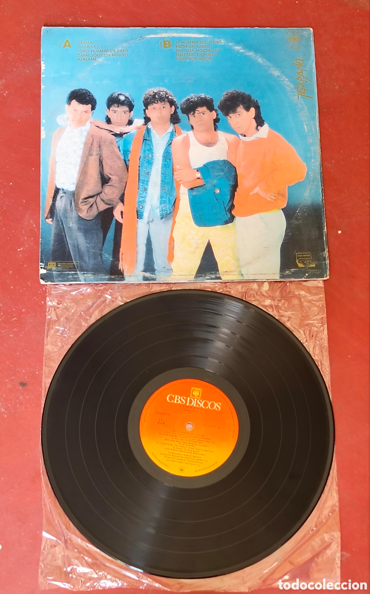 Discos de vinilo: Tempano - Tempano - 1987 - Foto 2