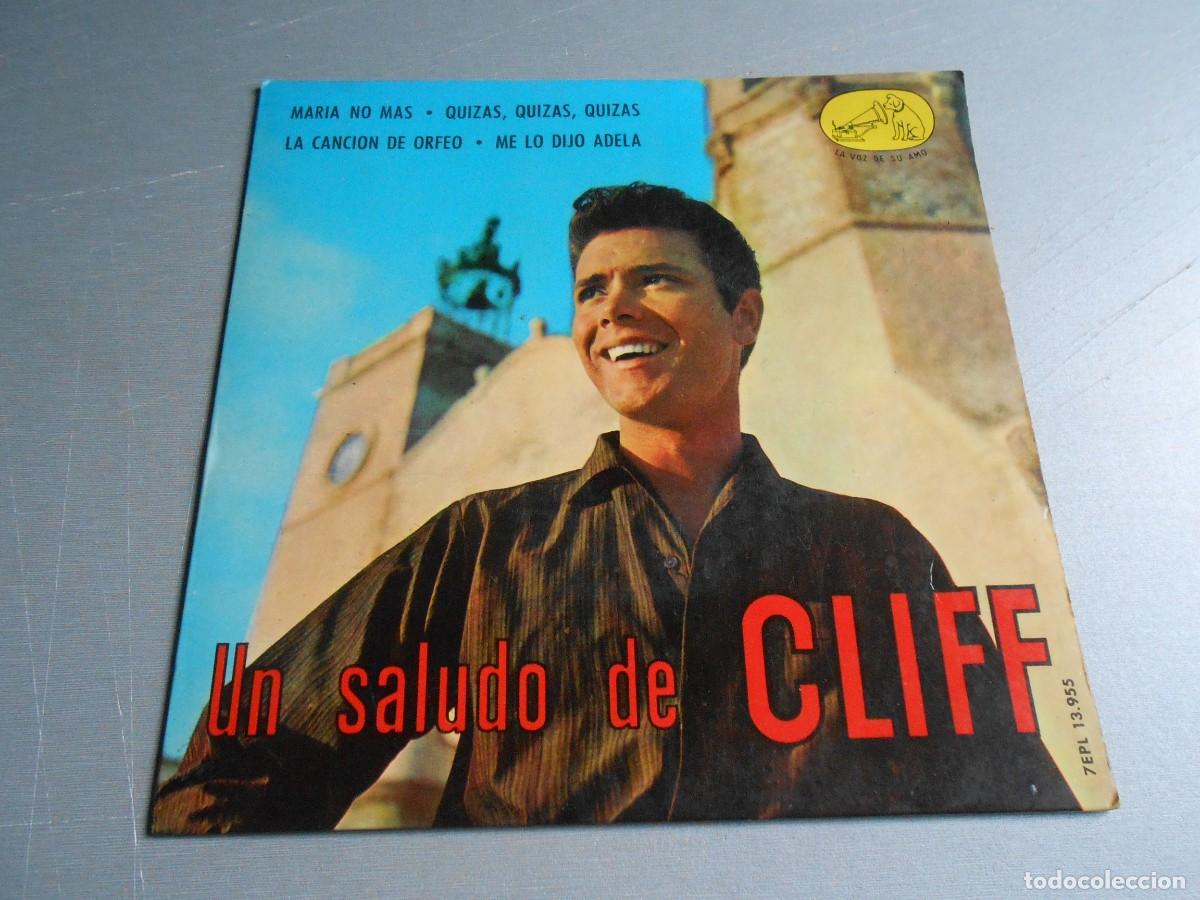 Discos de vinilo: CLIFF RICHARD - UN SALUDO DE CLIFF -, EP, MARIA NO MAS + 3, A&Ntilde;O 1963, LA VOZ DE SU AMO 7 EPL 13.955