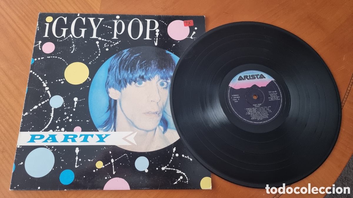 Discos de vinilo: Disco Iggy Pop Parry disco original ved fotos