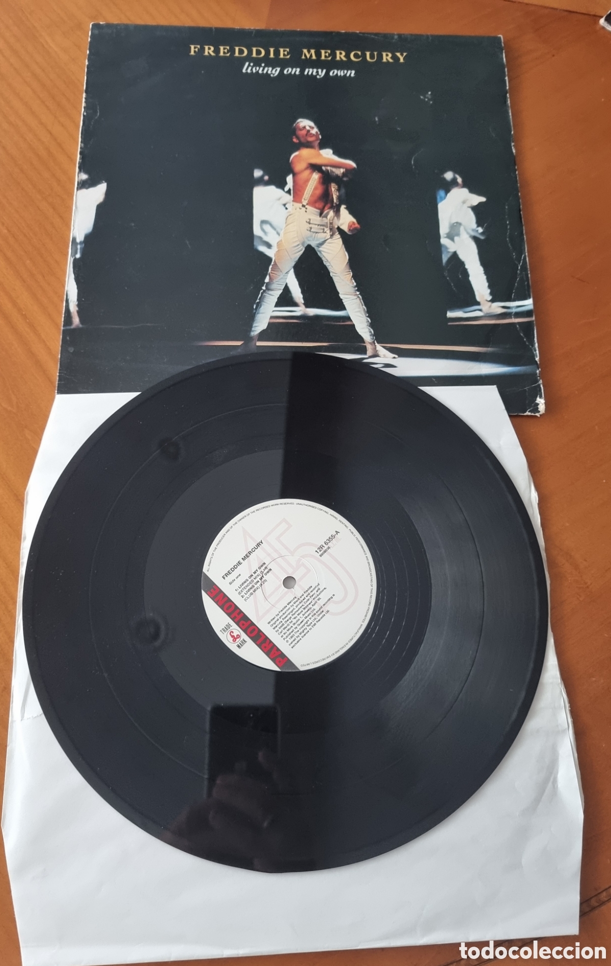 Discos de vinilo: Disco Freddie Mercury original Queen original ved foto
