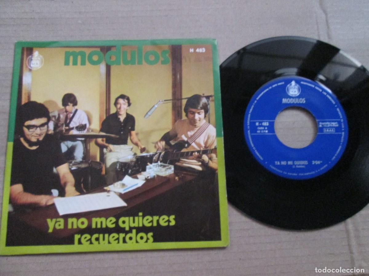 Discos de vinilo: M&Oacute;DULOS - Ya no me quieres / Recuerdos. Single, ed espa&ntilde;ola 7&rdquo; 1969. Magn&iacute;fico estado (VG+/NM)