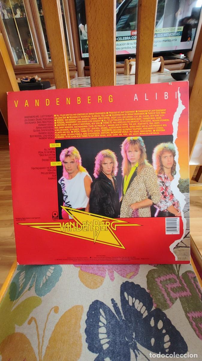 Discos de vinilo: VANDENBERG-LP ALIBI-USA 1985-NUEVO - Foto 2