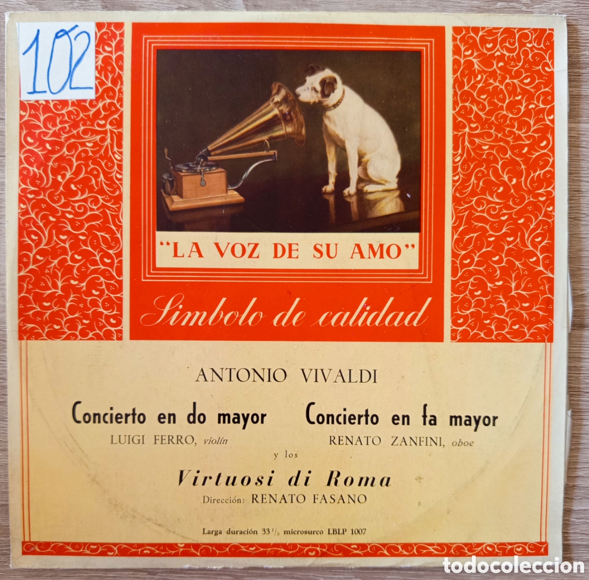 Discos de vinilo: Antonio Vivaldi, dos conciertos