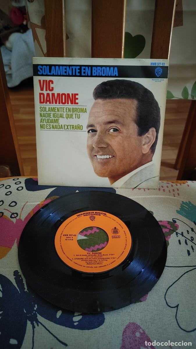 Discos de vinilo: VIC DAMONE-EP SOLAMENTE EN BROMA +3-BUEN ESTADO