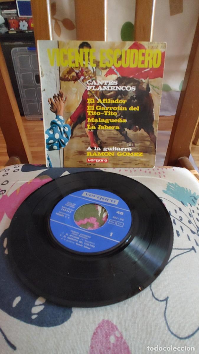 Discos de vinilo: VICENTE ESCUDERO-EP CANTES FLAMENCOS