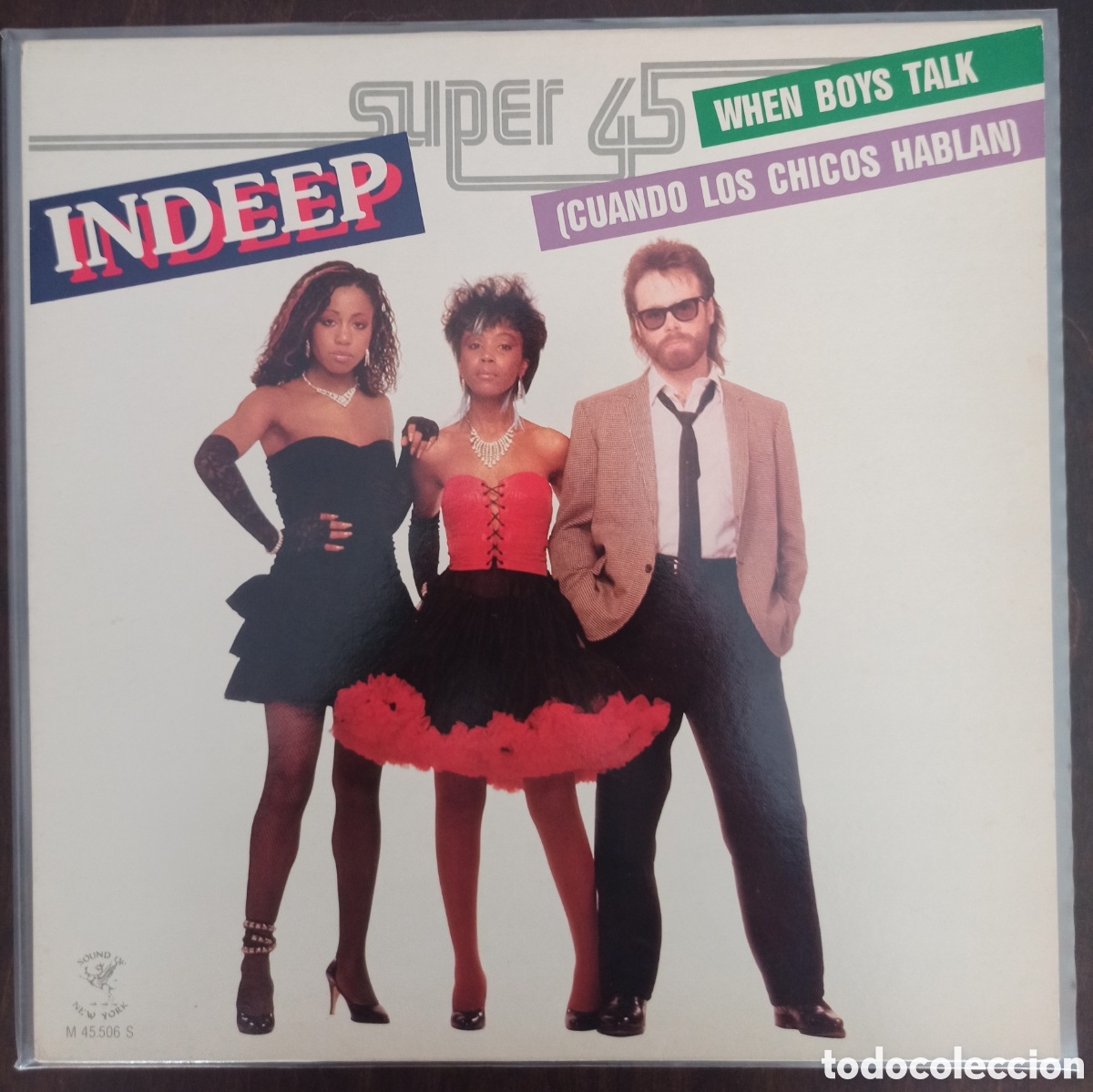 Discos de vinilo: Indeep &ndash; &ldquo;When Boys Talk&rdquo; (1983).