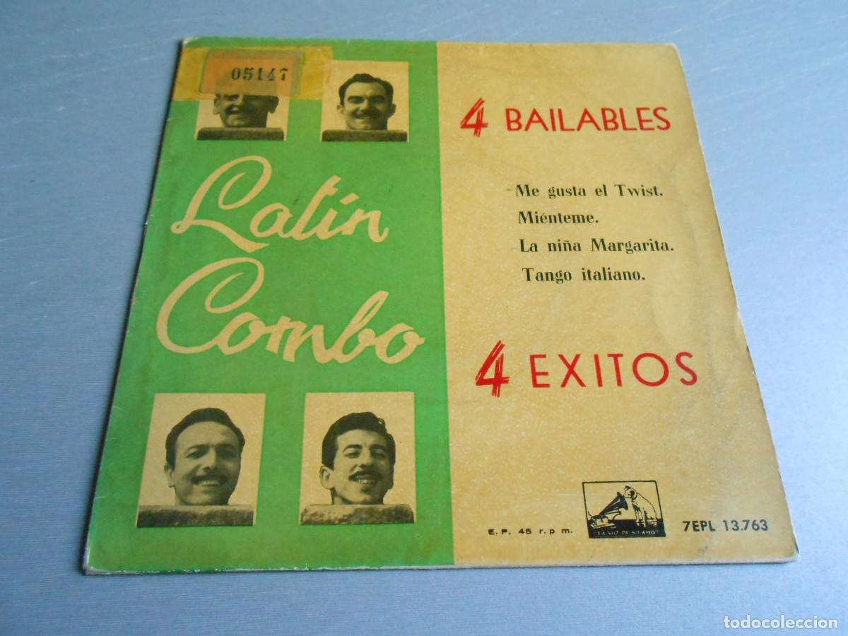 Discos de vinilo: LATIN COMBO, EP, ME GUSTA EL TWIST + 3, A&Ntilde;O 1962, LA VOZ DE SU AMO 7EPL 13.763