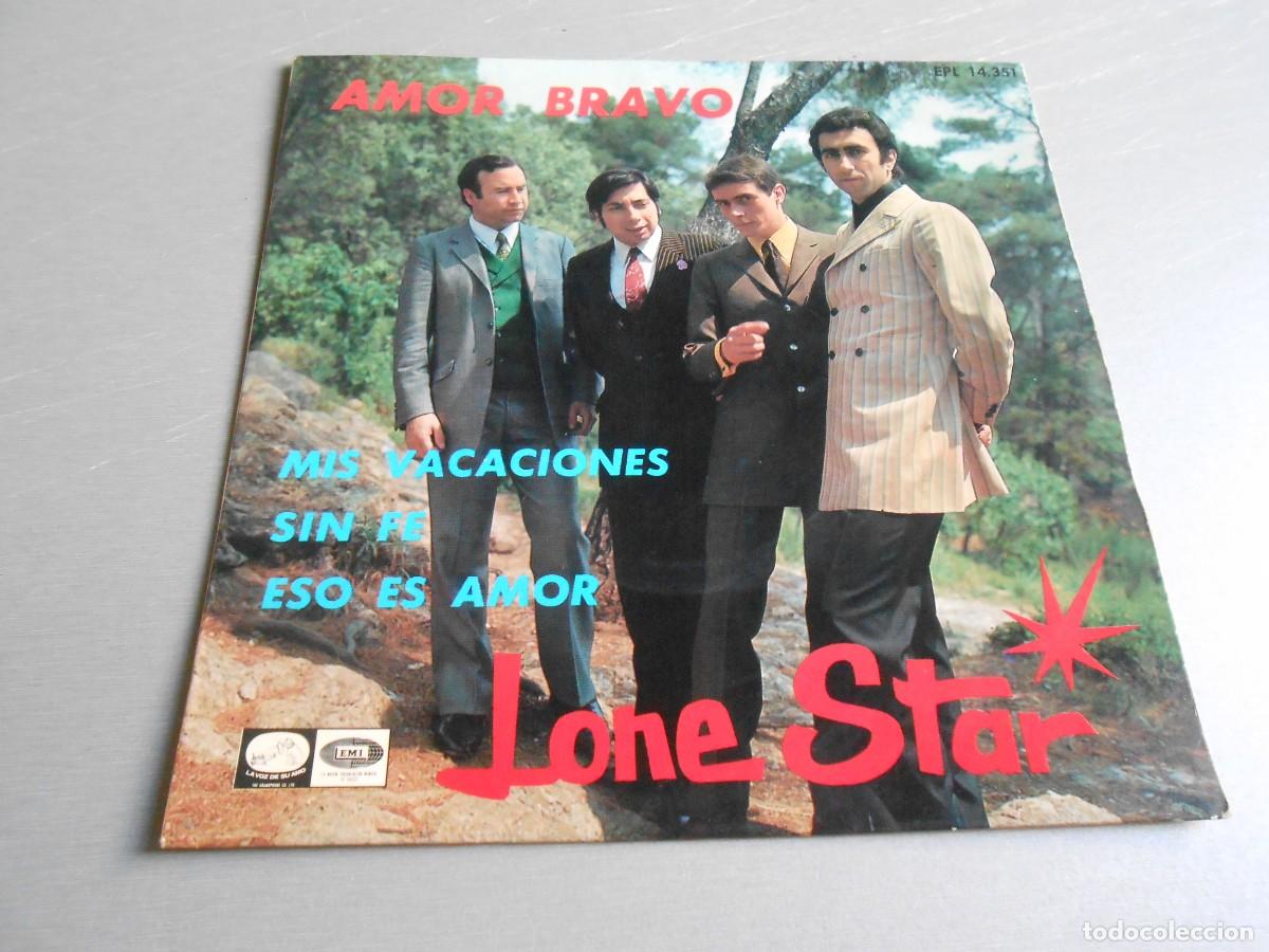 Discos de vinilo: LONE STAR, EP, AMOR BRAVO + 3, A&Ntilde;O 1967, LA VOZ DE SU AMO 7EPL 14.351