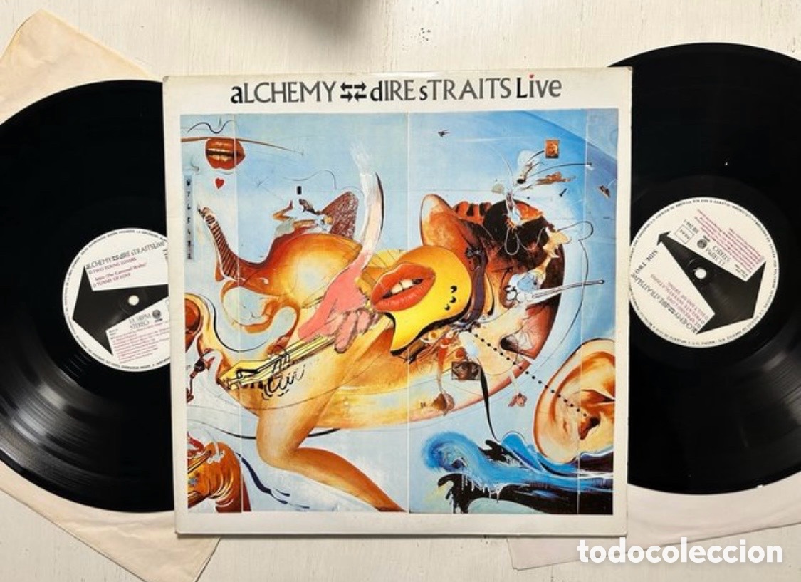 Discos de vinilo: DIRE STRAITS LP DOBLE ALCHEMY VERTIGO ESPA&Ntilde;A