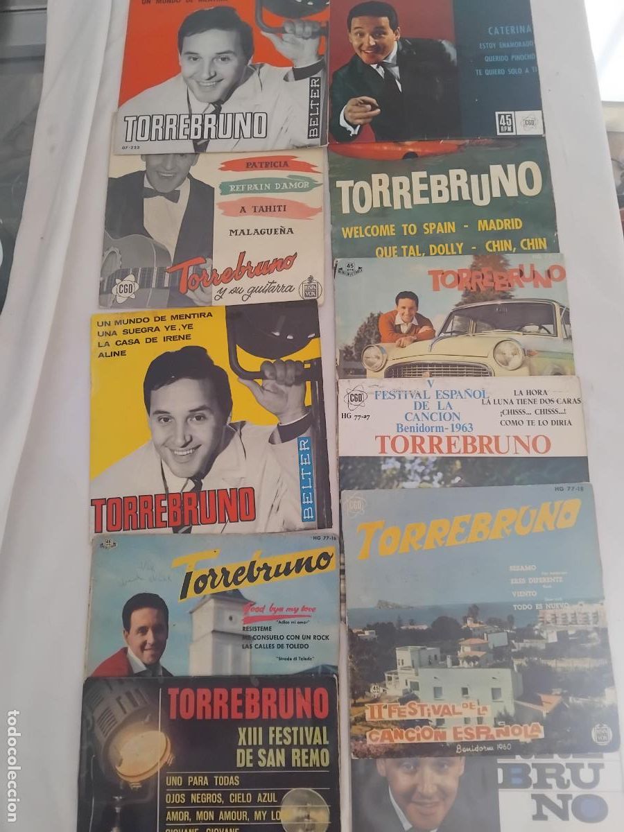 Discos de vinilo: TORREBRUNO. 11 EP Y UN SINGLE.