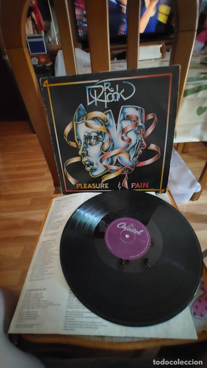Discos de vinilo: DR. HOOK-LP PLEASURE & PAIN-ENCARTE LETRAS